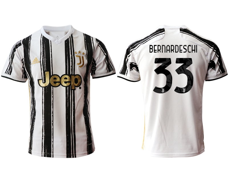 Men 2020-2021 club Juventus home aaa version #33 white Soccer Jerseys->juventus jersey->Soccer Club Jersey